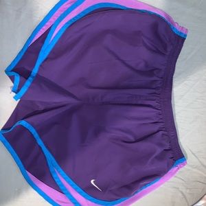 Large athletic Nike running shorts